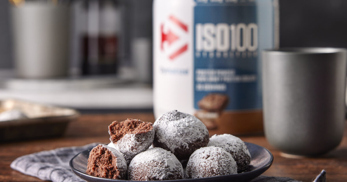 Chocolate Fudge Protein Donut Holes Dymatize