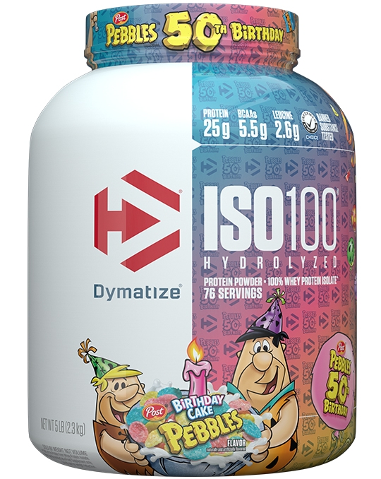 ISO100 Pebbles Birthday Cake | Dymatize